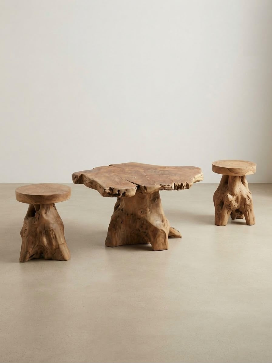 Table Basse Teck Massif