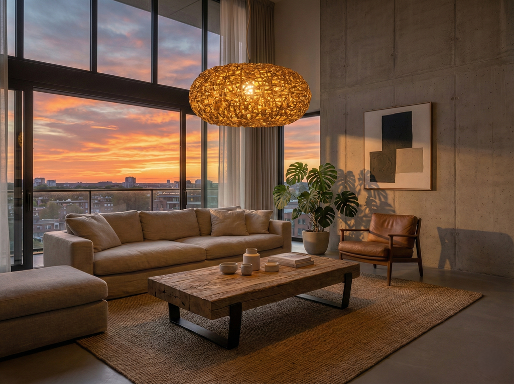 Luminaire bamboo