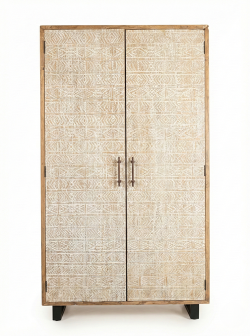 Armoire en teck 2 portes