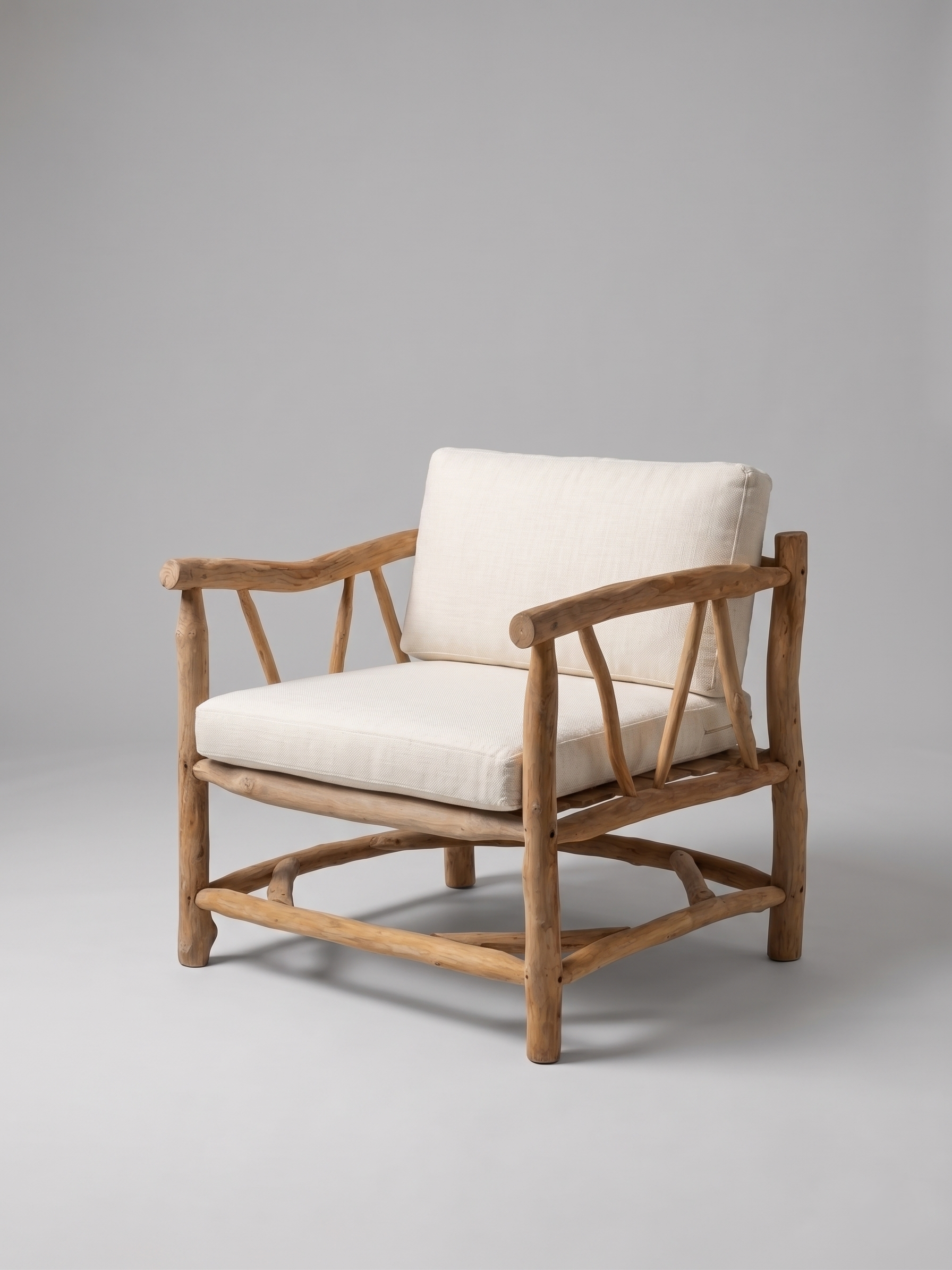 Fauteuil en Teck