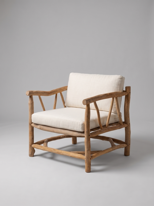 Fauteuil en Teck